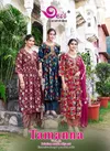 Tamanna Aliya Cut Vol 1 By Devi Printed Embroidery Kurti With Bottom Dupatta Wholesale Price In Surat